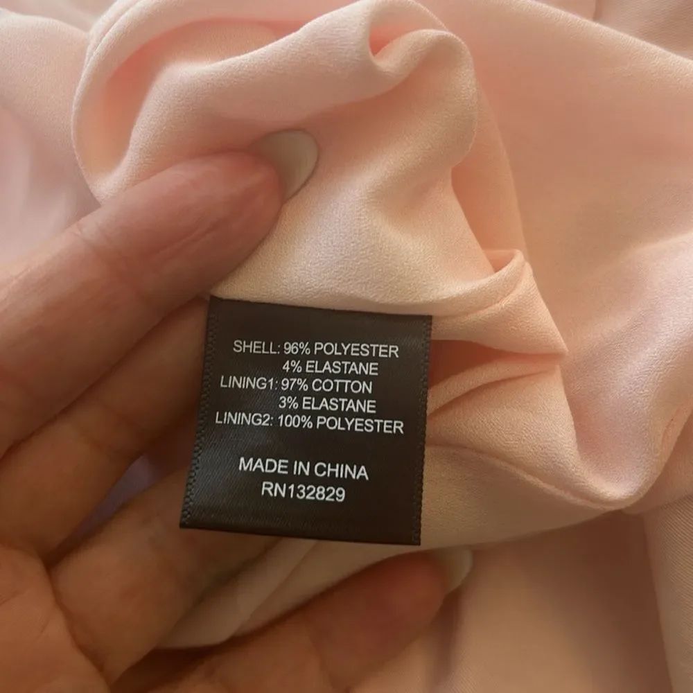NBD  Pink Ruffle maxi Dress, S - Picture 8 of 8